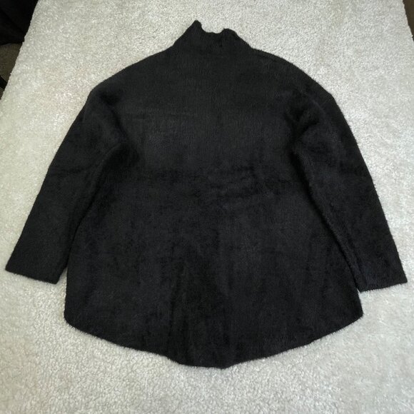 Torrid Eyelash Shacket Sweater Jacket Black Womens 0 - Picture 3 of 13